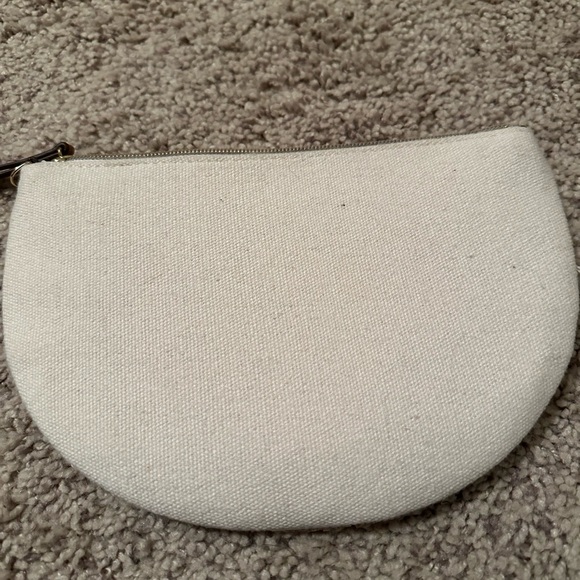 NWOT Stella & Dot Yellow Lemon Slice Canvas Pouch/Clutch/Purse. - Picture 4 of 5